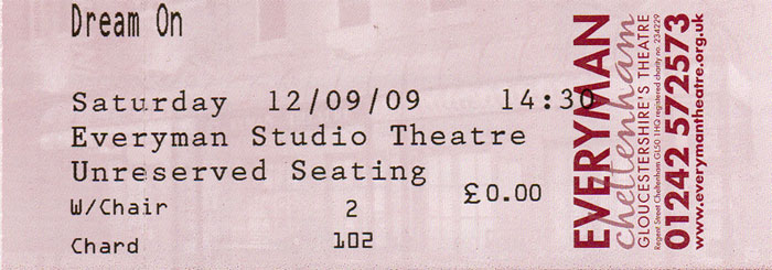 Dream On Ticket